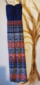 Open back maxi dress
